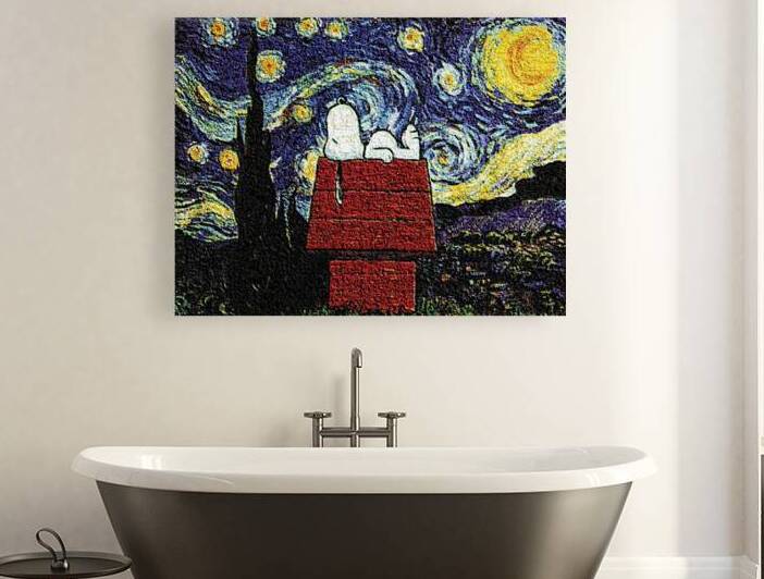 Snoopy Van Gogh Reproduction