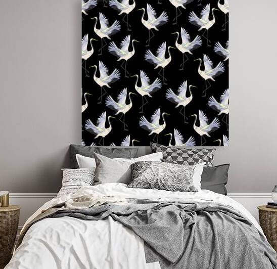 crane pattern bird animal art by Hannah99
