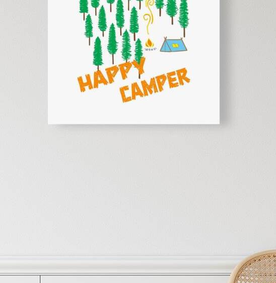 happy camper camper camp camping by Hannah99