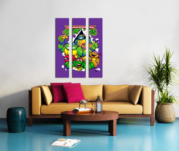Cartoon Teenage Mutant Ninja Turtles by Hannah99 Wall Art