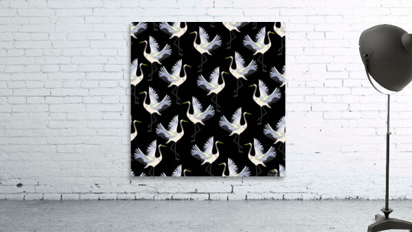 crane pattern Wall Preview