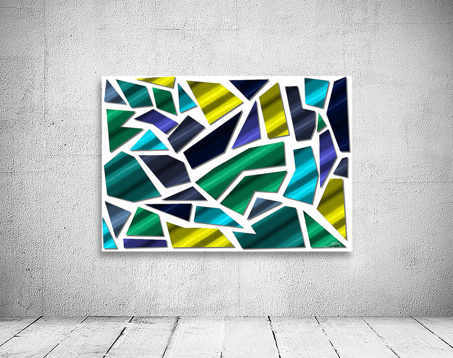 mosaic shapes Wall Preview
