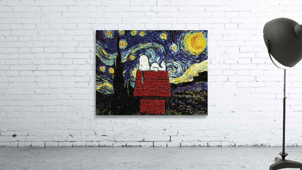 Snoopy Van Gogh Wall Preview