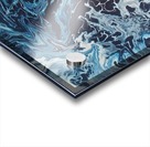 Blue motion Acrylic print