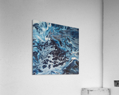 Blue motion Acrylic Print