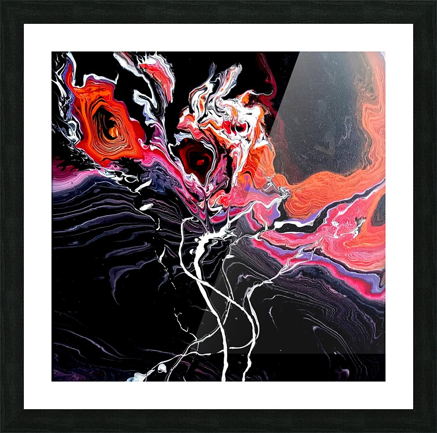 Hell garden Picture Frame print