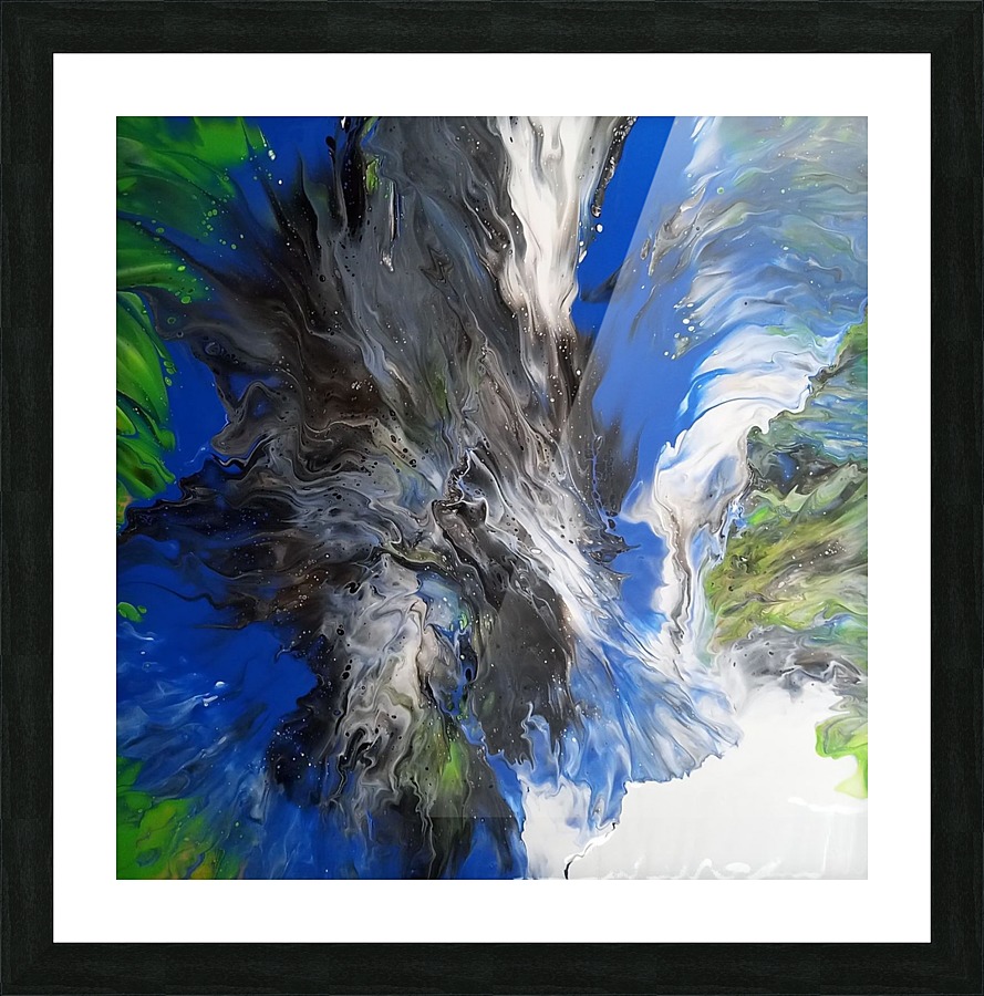 Waterfall Picture Frame print