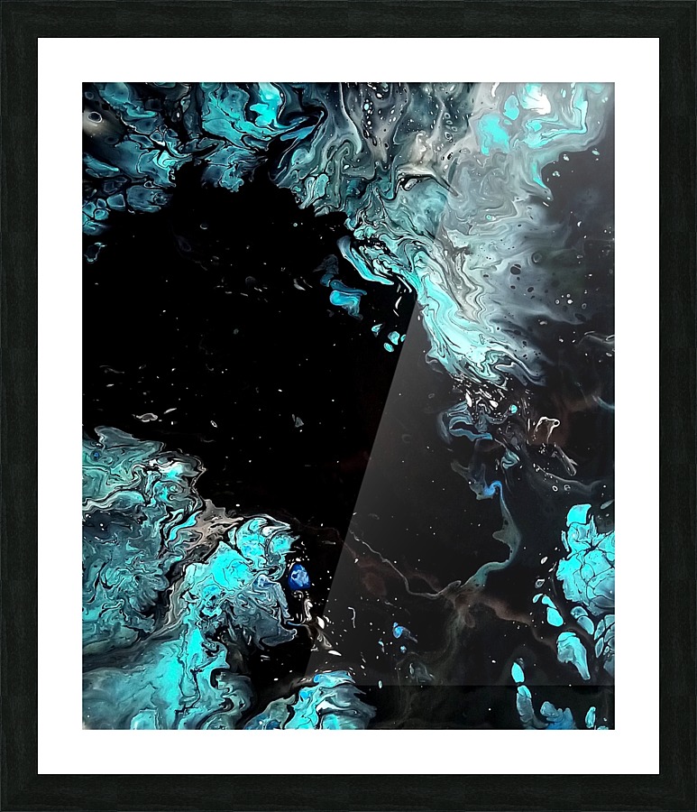 In darkness Picture Frame print