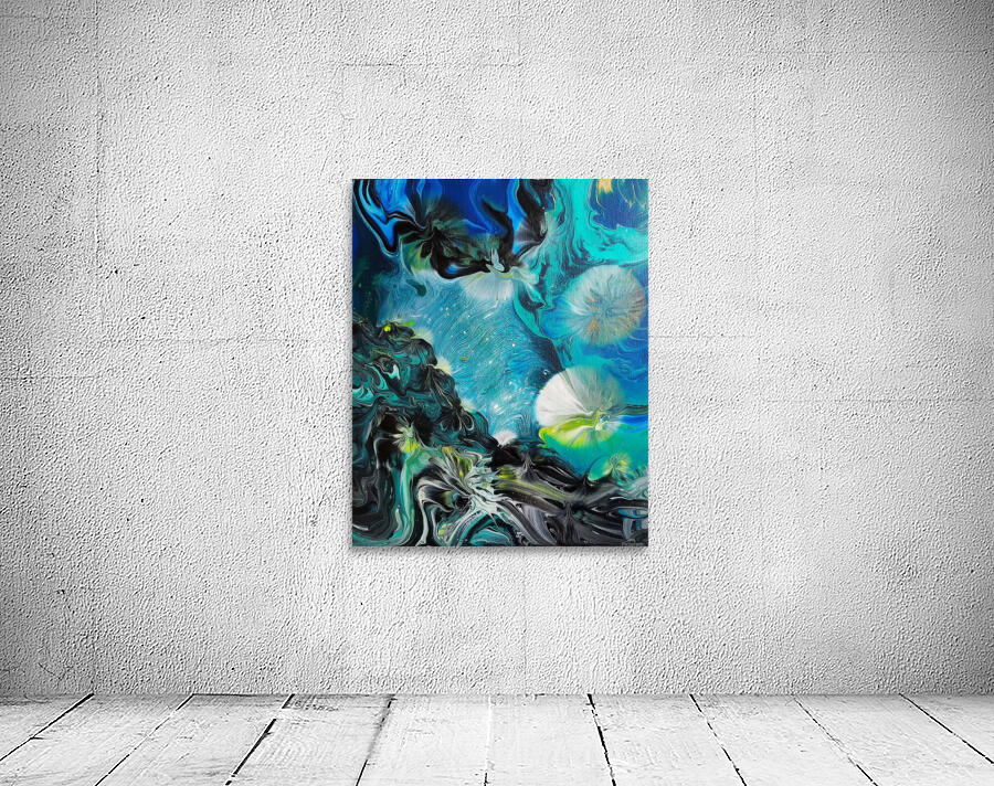 Galactic flowers Wall Preview