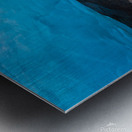 Melting flow Metal print