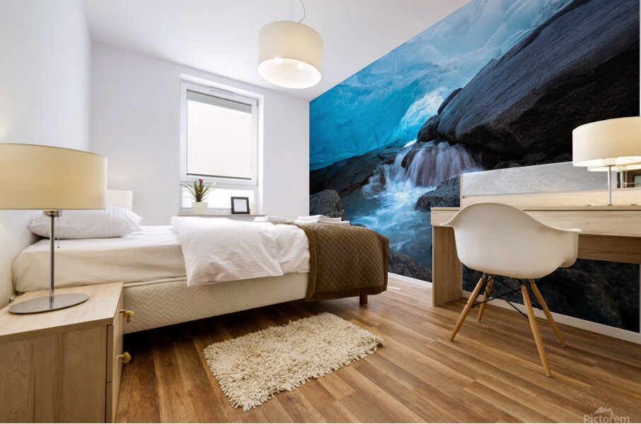 Melting flow Mural print