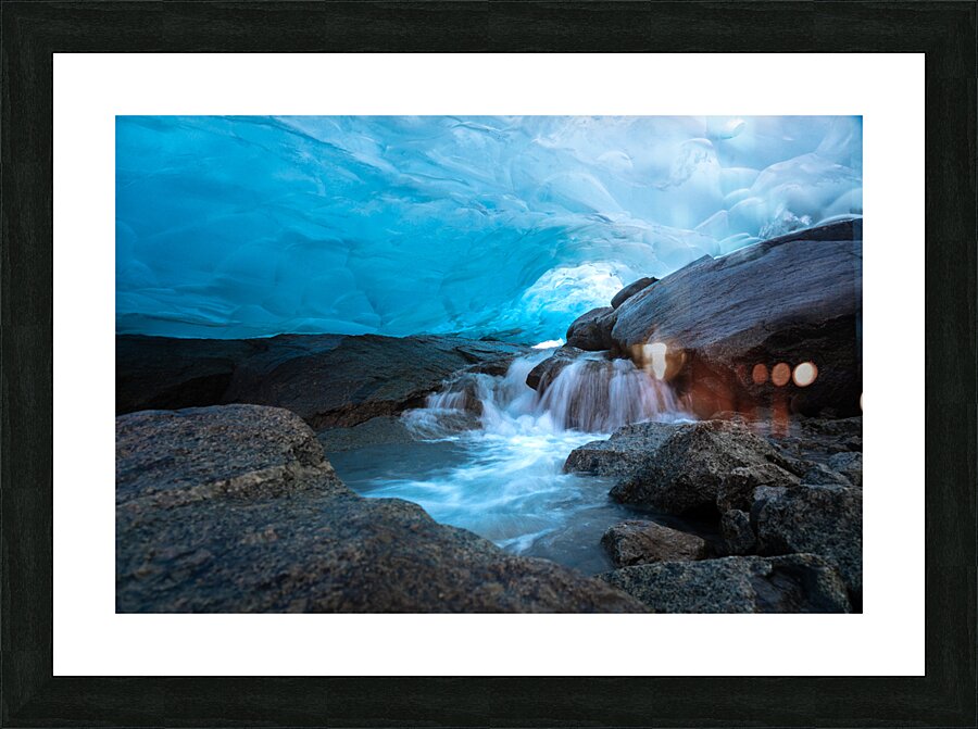 Melting flow Picture Frame print