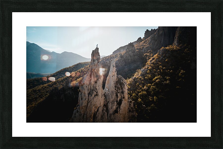 Climbing Picture Frame print