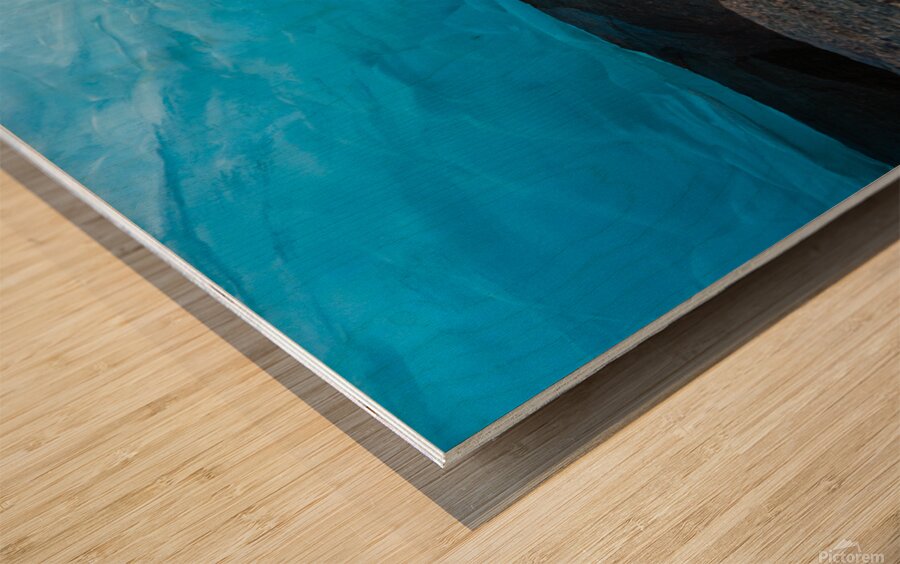 Melting flow Wood print