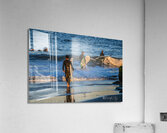 Surfers Acrylic Print