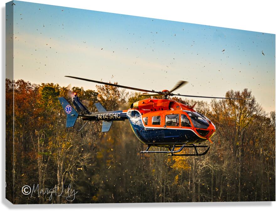 Life Net-Helicopter Canvas Print