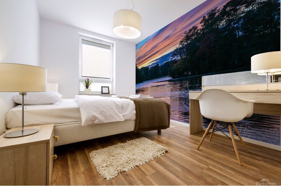 Delaware Sunset Mural print