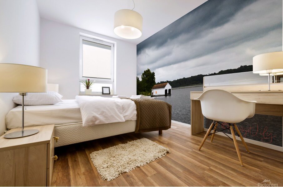 Boat House Mural print