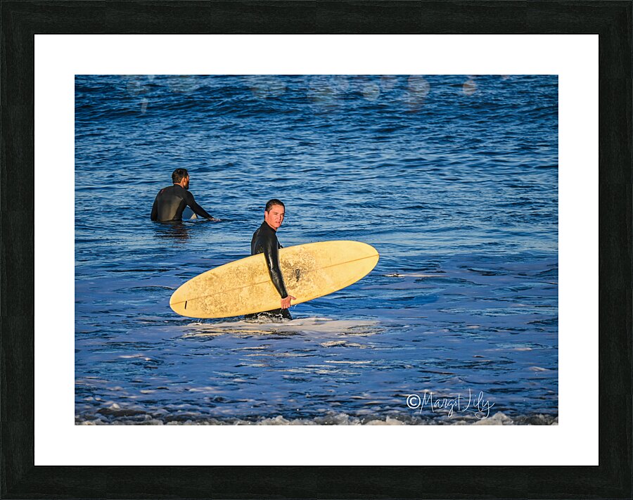 Surfers Picture Frame print