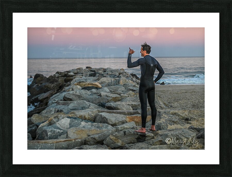 Surfer Picture Frame print