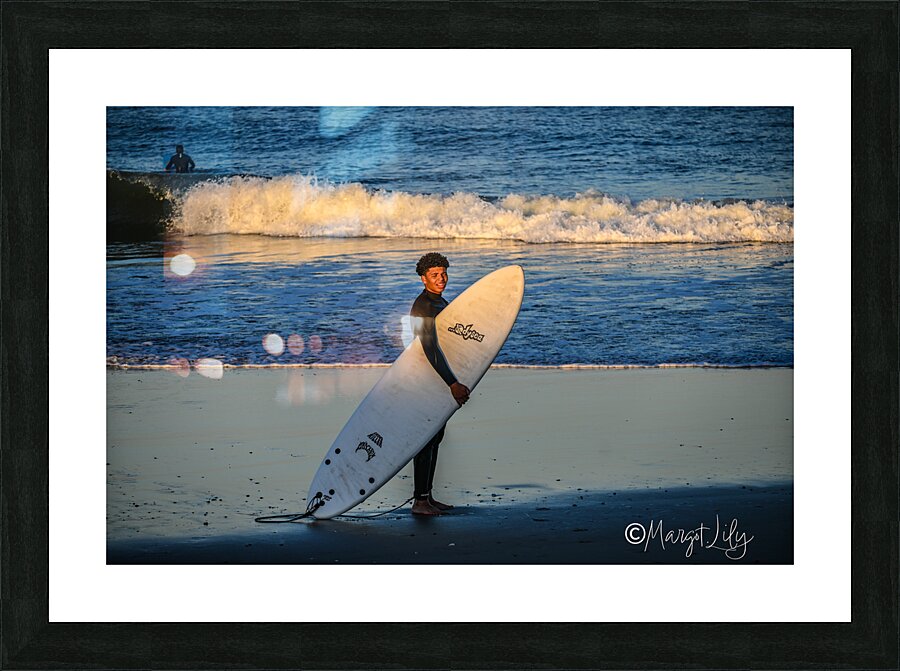Surfing Picture Frame print