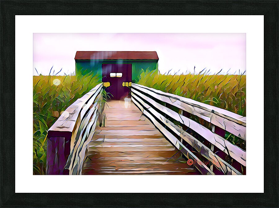 Lookout Picture Frame print
