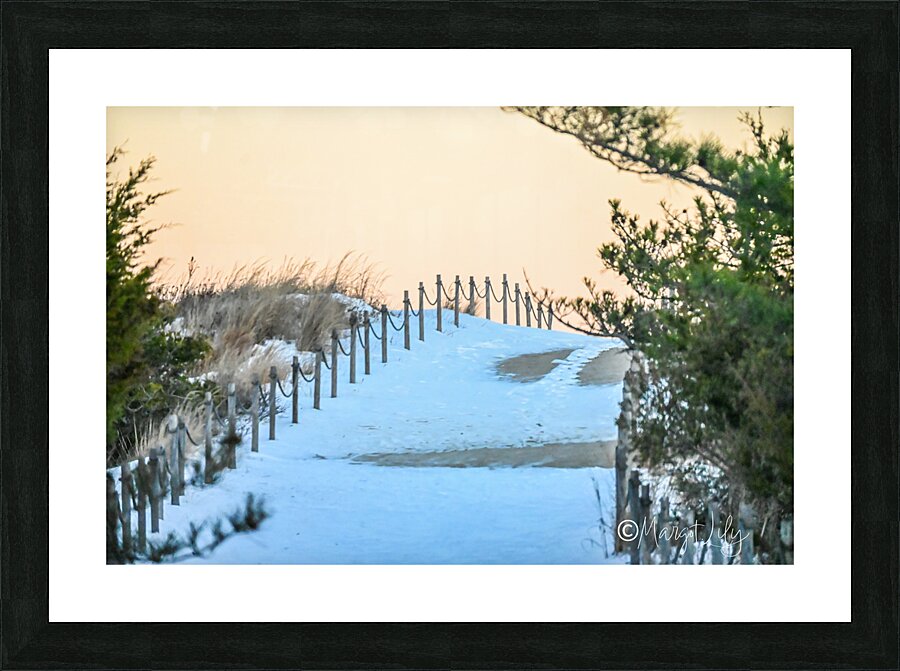 Winter Dunes Picture Frame print