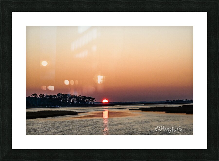 Chincoteague Sunset Picture Frame print