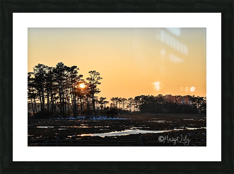 Sunset over Chincoteague Picture Frame print