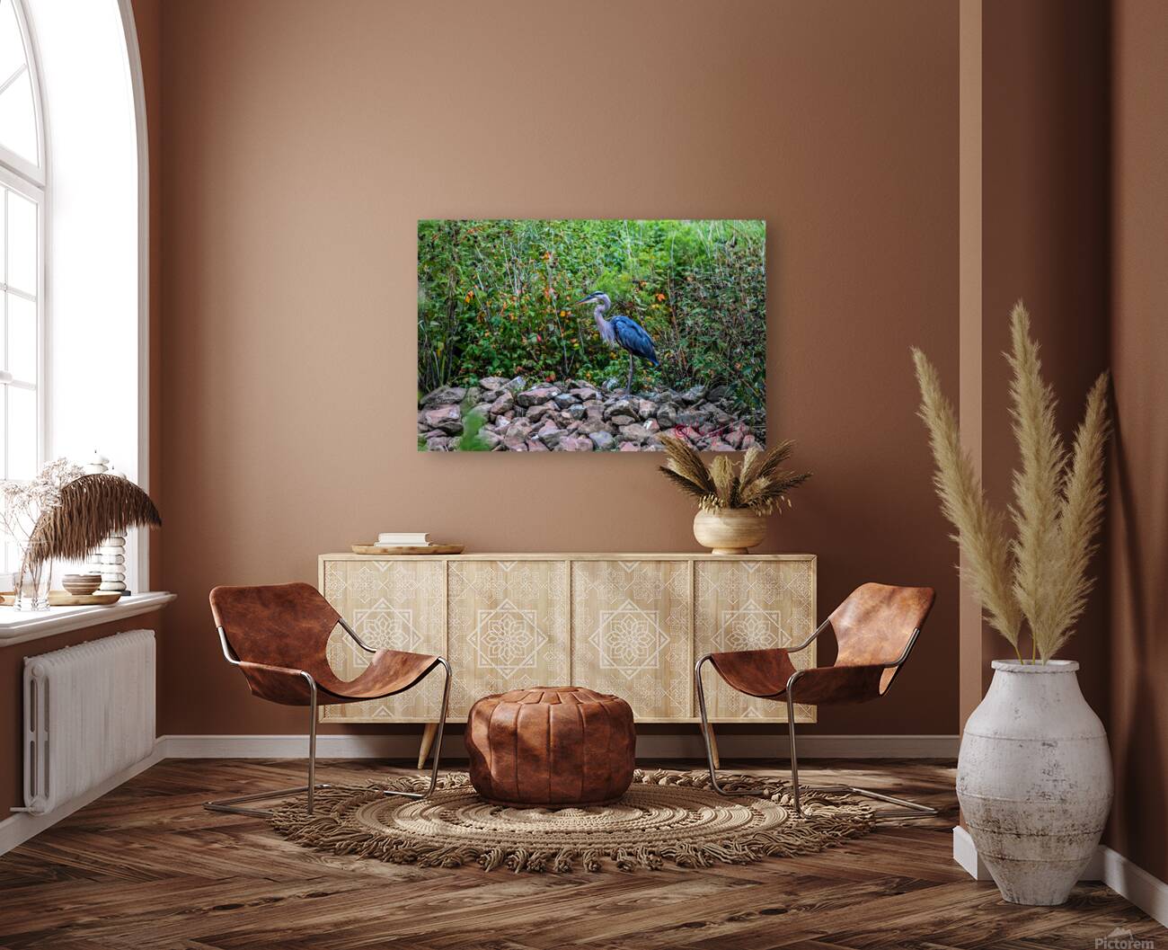 Blue Heron Reproduction