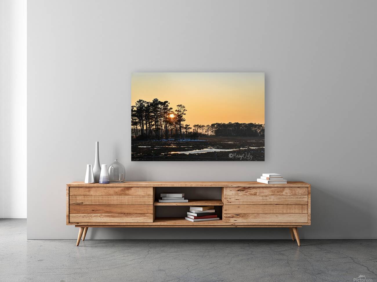 Sunset over Chincoteague Reproduction