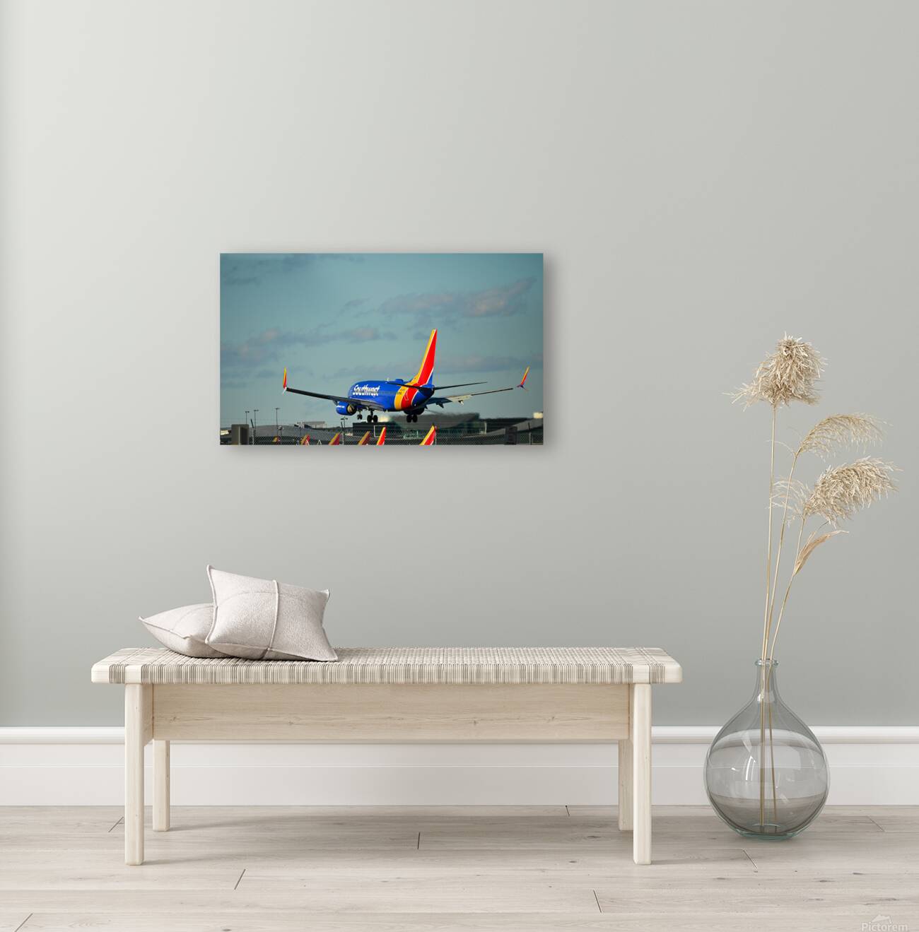 Planes landing Reproduction