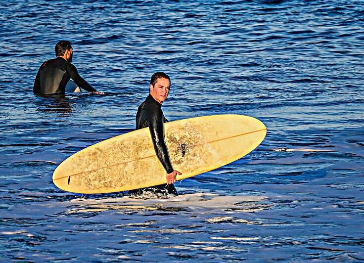 Surfers by Margot Lily