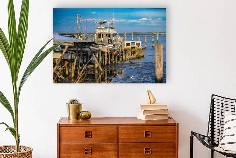 Deal Island Docks by Margot Lily