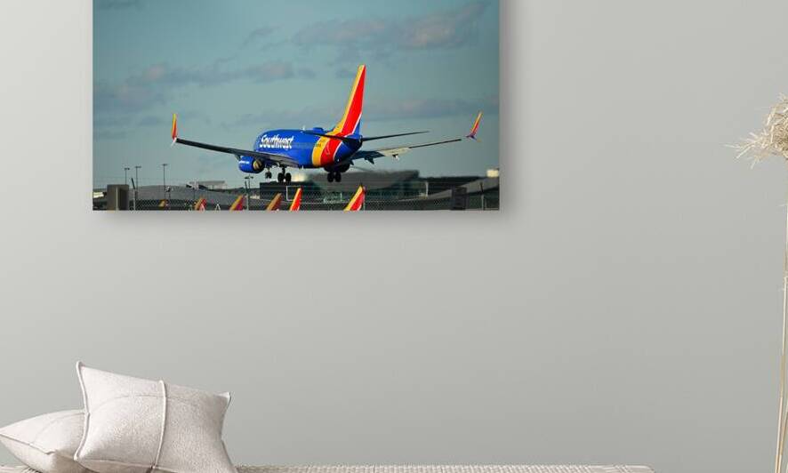 Planes landing by Margot Lily