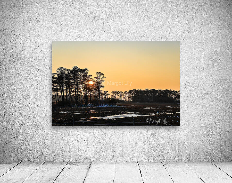 Sunset over Chincoteague Wall Preview