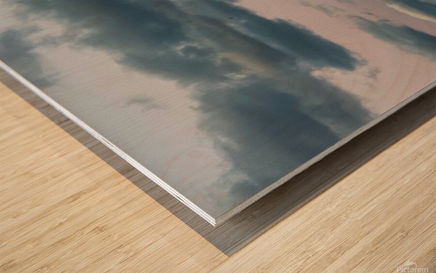 Sunset Wood print