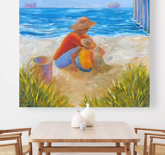 Sand Castle by the Sea by Kyra Weir by Kyra Weir