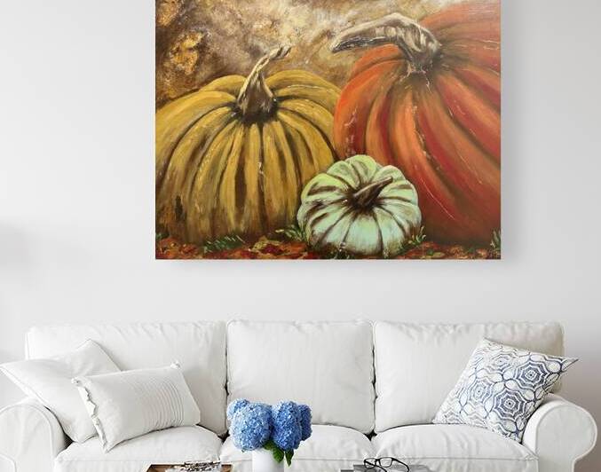 Pumpkin Trio - John Byerly Reproduction