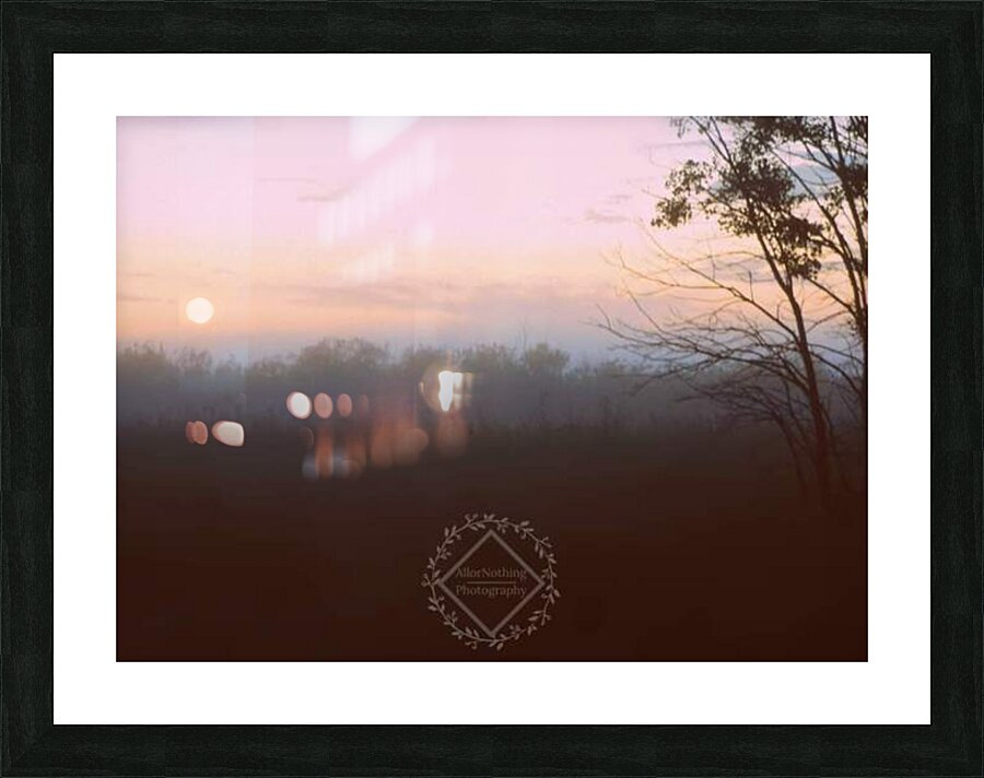 Fog at Sunset Picture Frame print