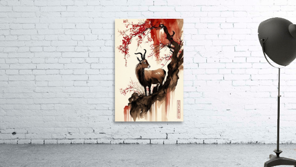 Goat Elegance Wall Preview