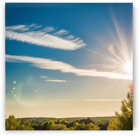 a stunning and serene landscape featuring a clear by Yasser Saayed