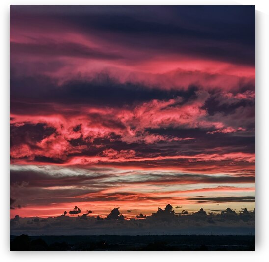 the sky at dusk  by Yasser Saayed