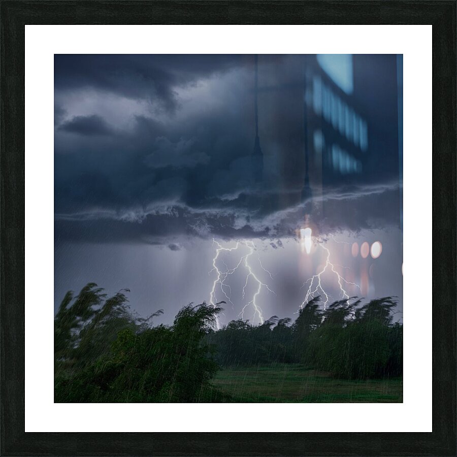 Stormy Sky Picture Frame print