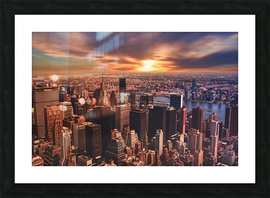 New city Picture Frame print
