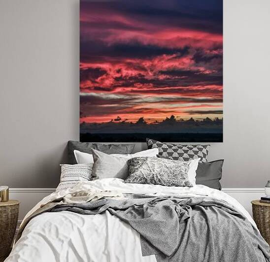the sky at dusk  by Yasser Saayed