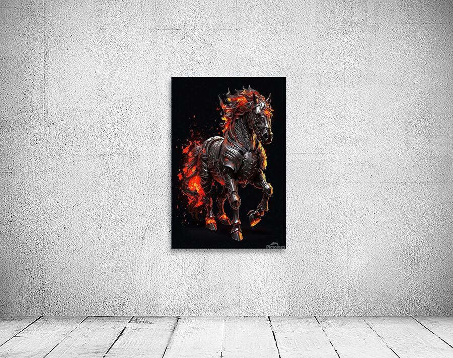 horse in fire  Wall Preview
