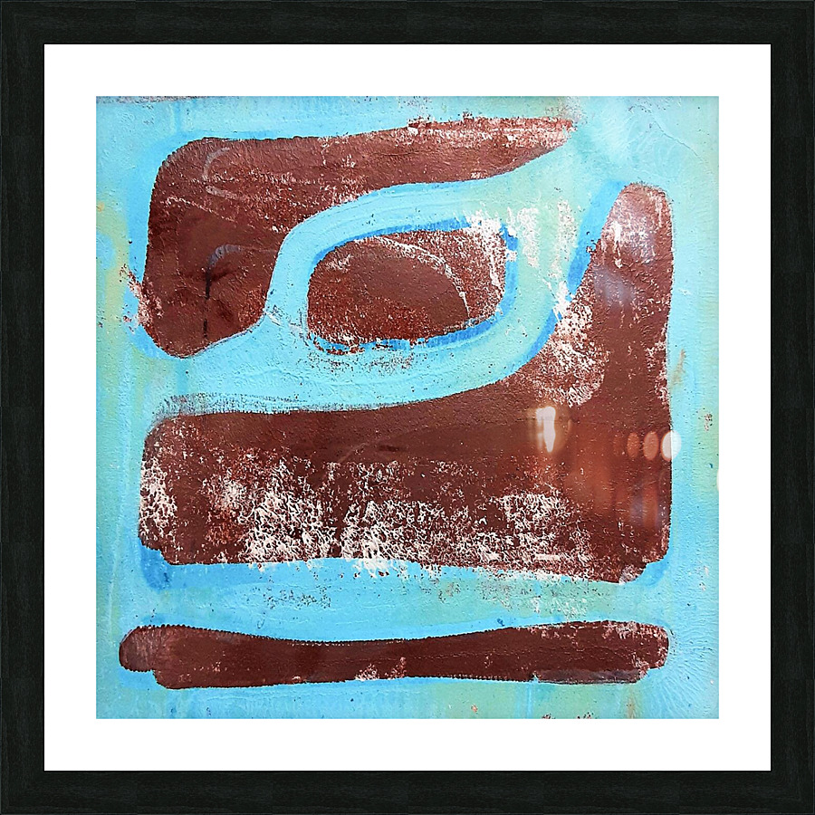 Rocks Worn Smooth  Picture Frame print