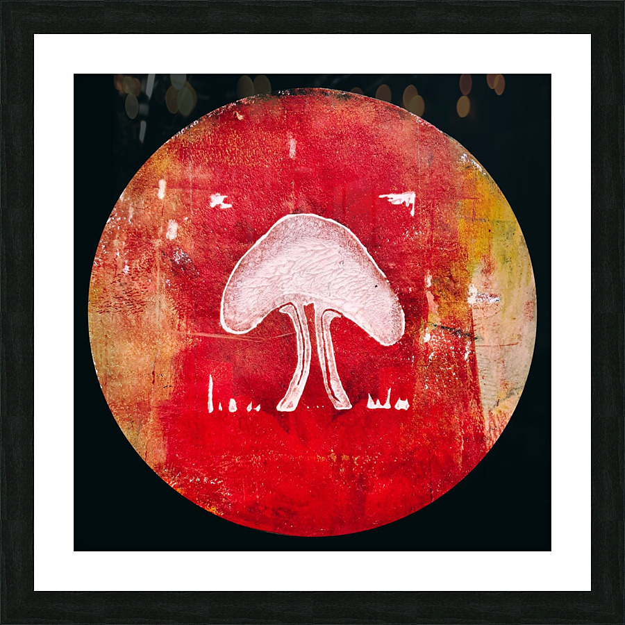 Mushroom Picture Frame print