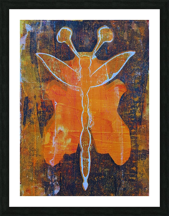 September Moth Picture Frame print